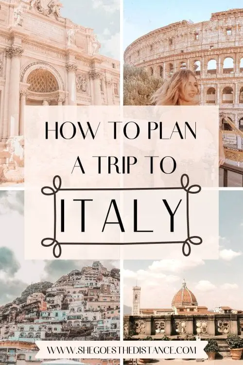 planning an italy trip