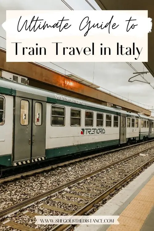 cost of train travel in italy
