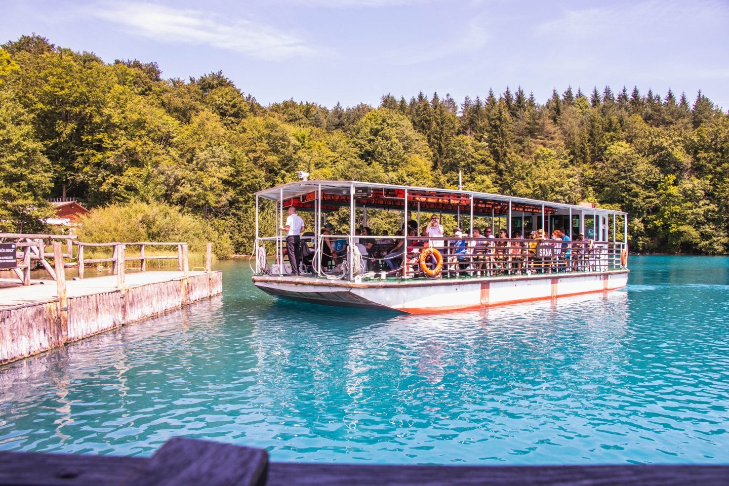 Boat Ride at Plitvice Lakes, Croatia