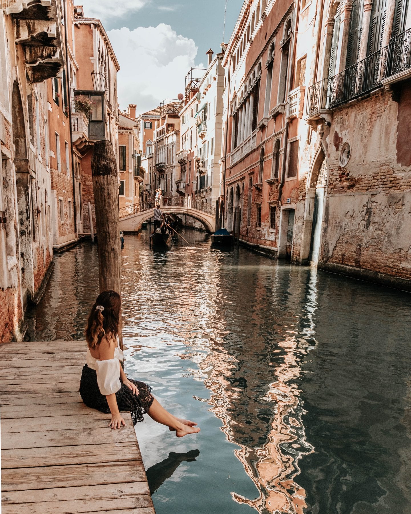The Best Instagrammable Places in Venice - The Instagram Dock in Venice (Piscina S. Moise)