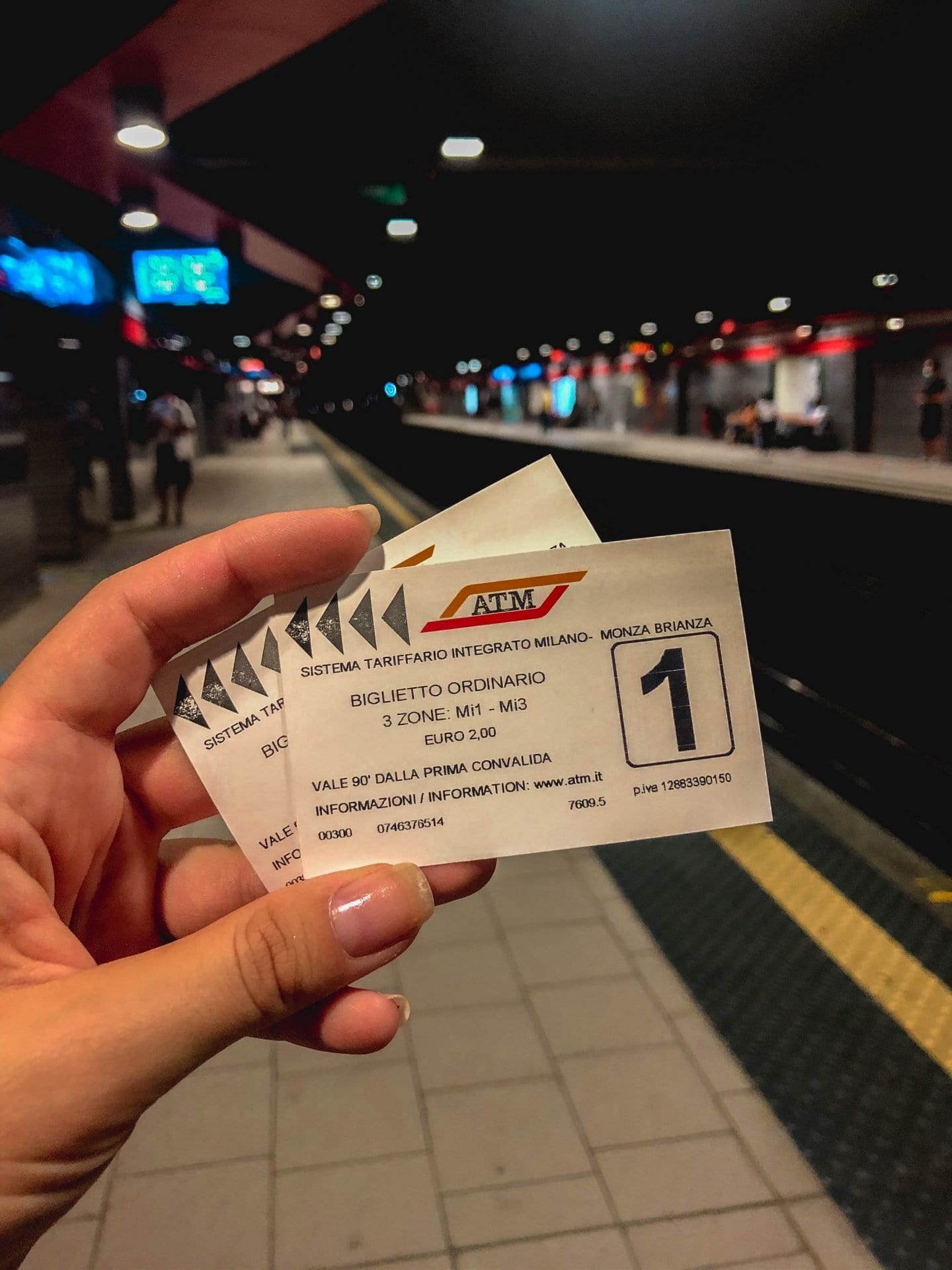 milan train travel card