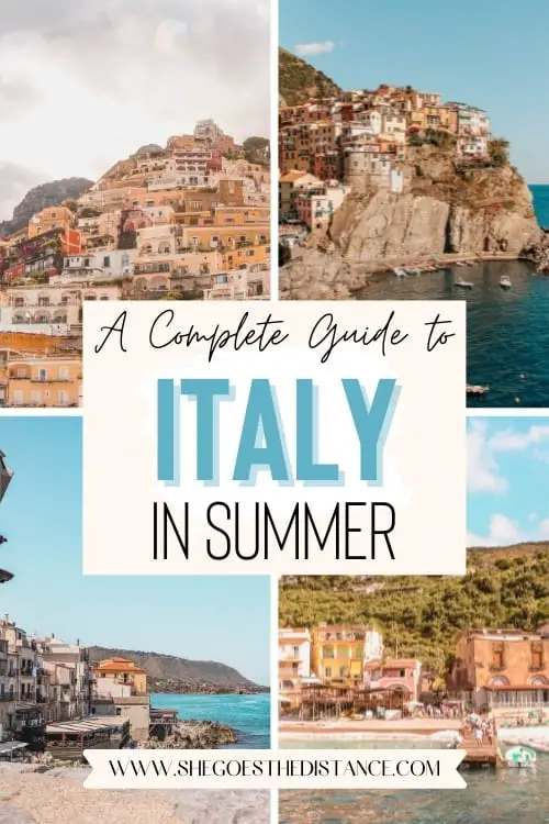 best city to visit in italy summer