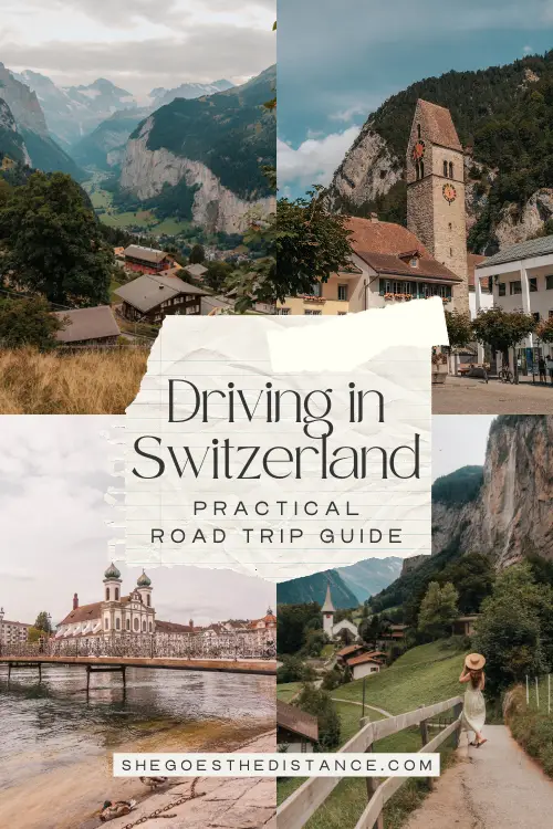 travelling by car in switzerland