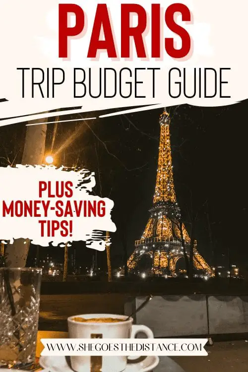 paris trip budget