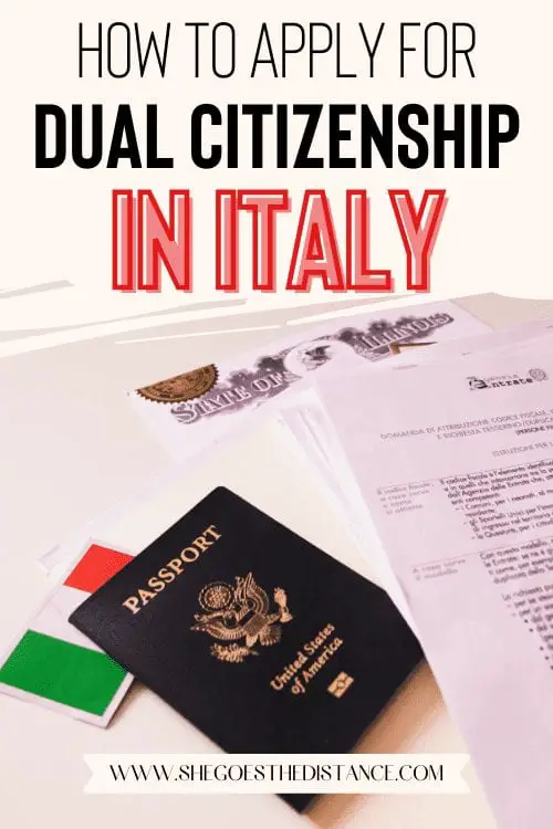 how to get a dual citizenship with italy