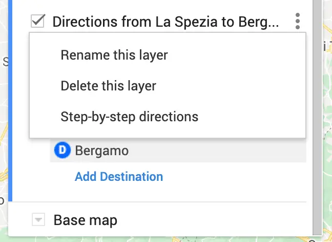 create google travel map