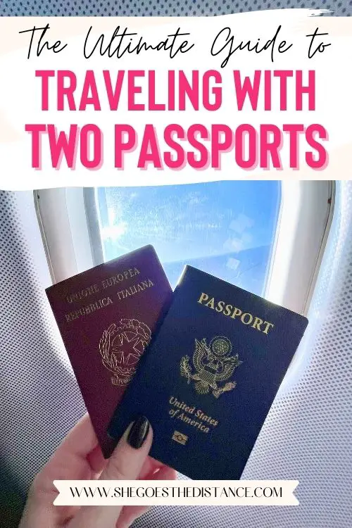 travel on two passports