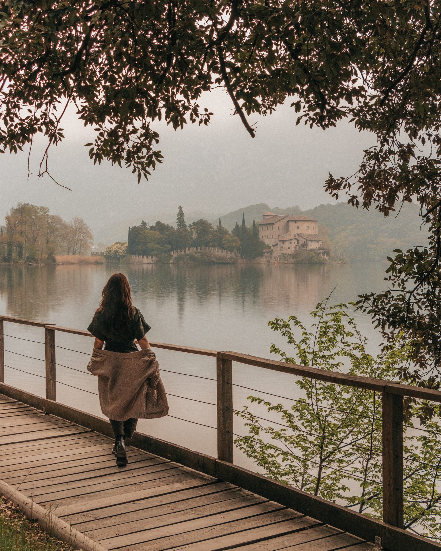 Lake Toblino, Italy.