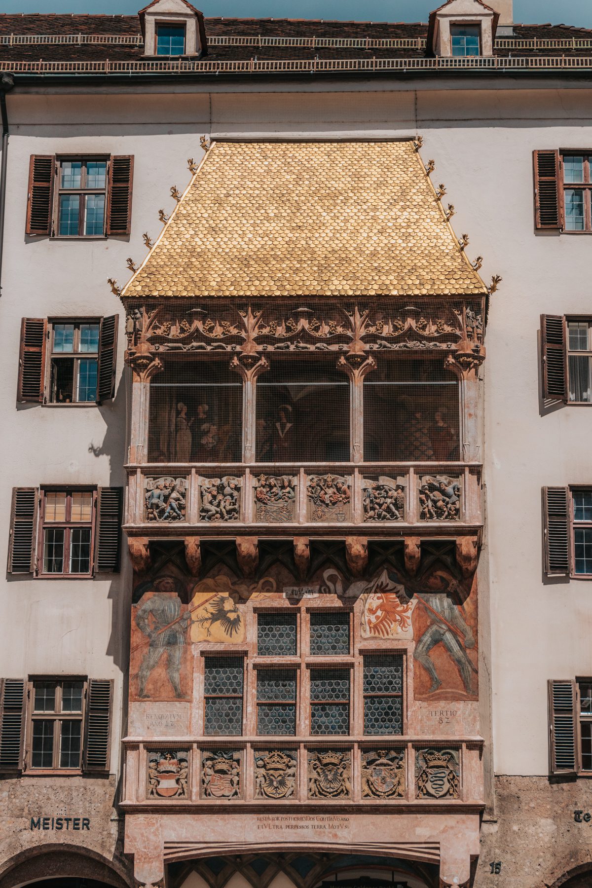 Golden Roof in Innsbruck, Austria, one of the top things to do with one day in Innsbruck.